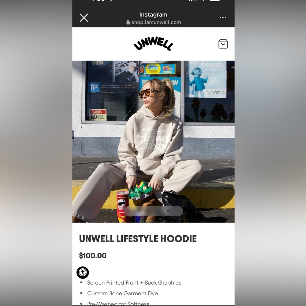 HOODIE & SWEATPANTS SIZE LARGE Call Her Daddy Merch brand new never opened